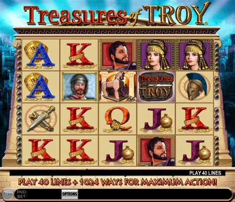 troy slot machine games|Treasures of Troy Slot .